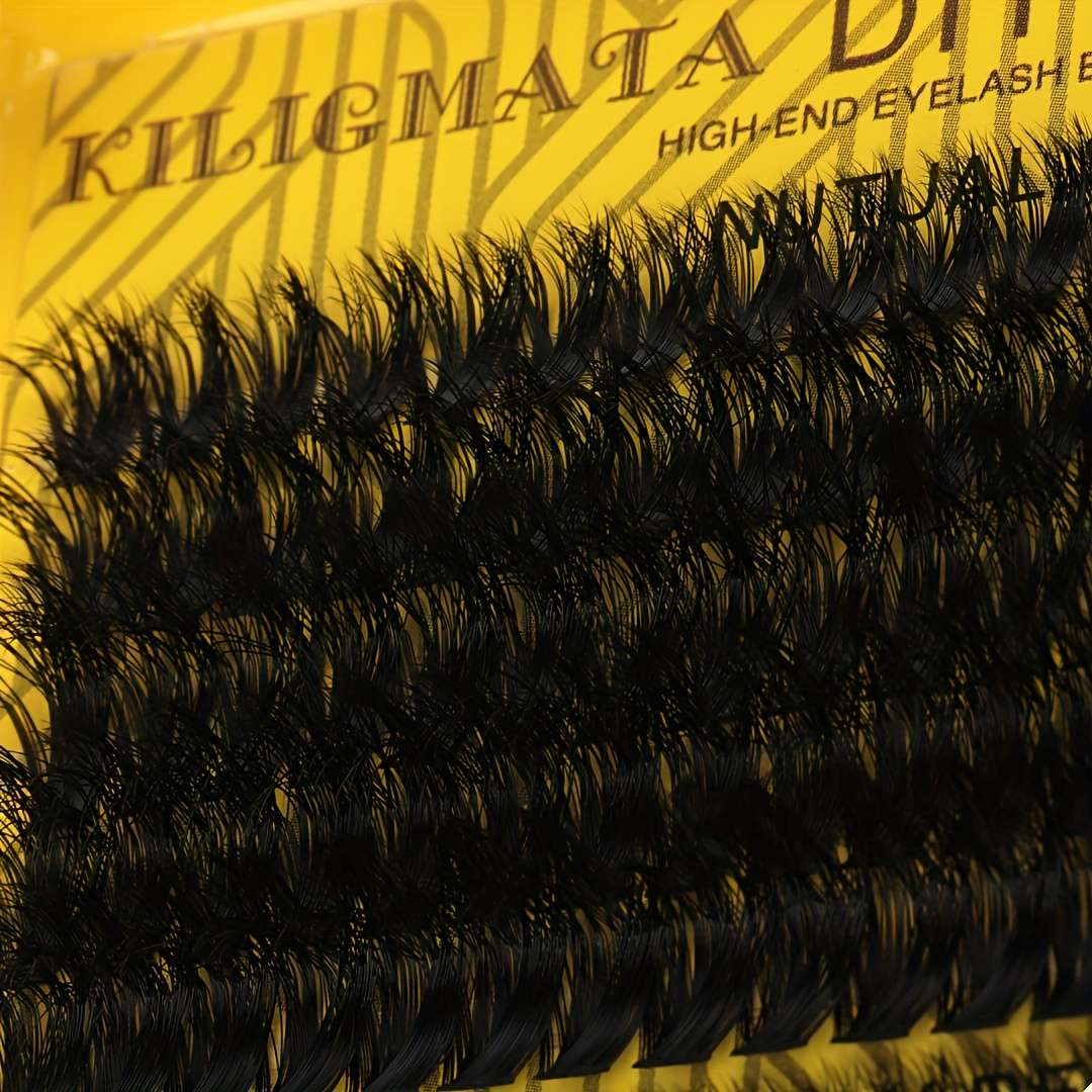 280pcs Natural Fluffy Mink Lashes Model 7 Row 60d 07mm
