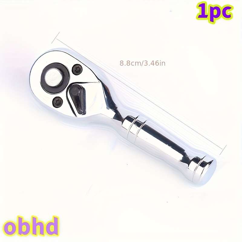 Short-Handle Quick-Release Ratchet Wrench