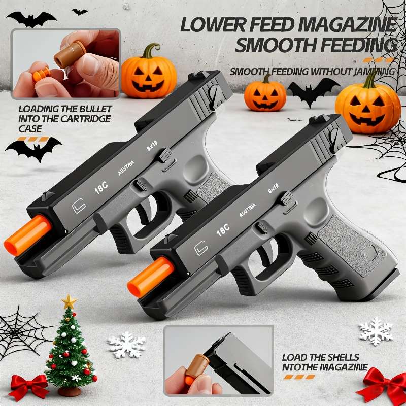 Toy Gun Items 2Pcs Black