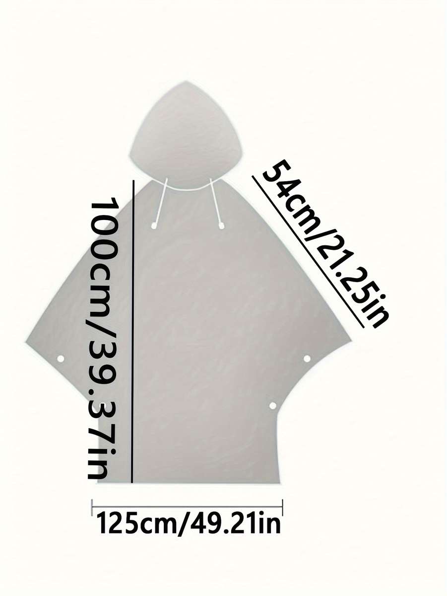 Raincoat Dark Gray Size Onesize