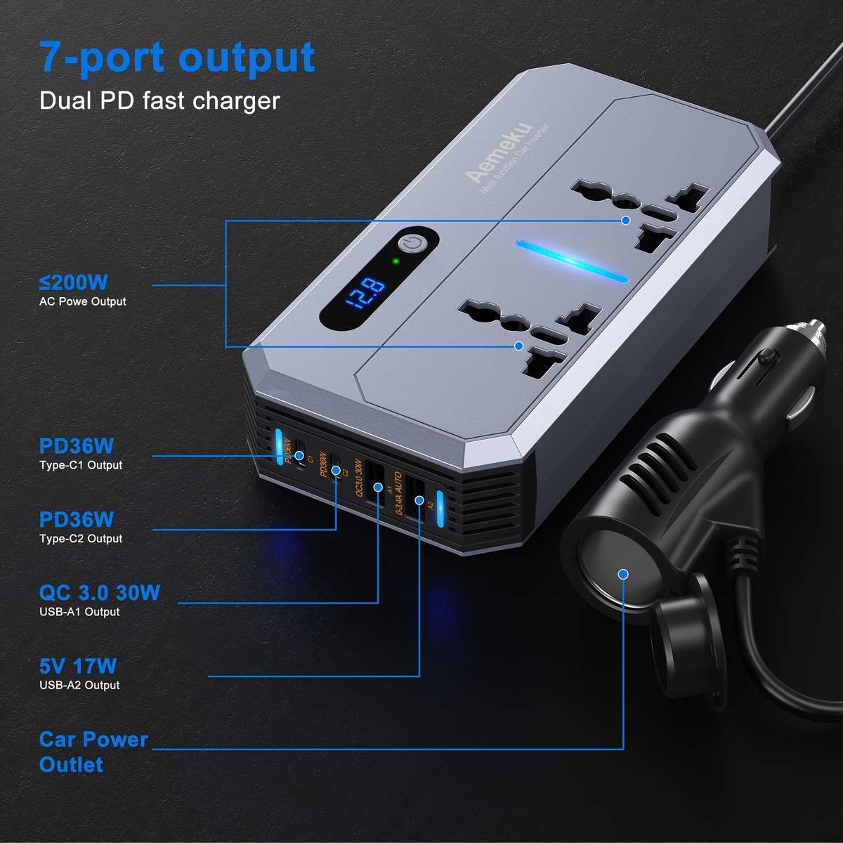Inverter Model Universal Socket