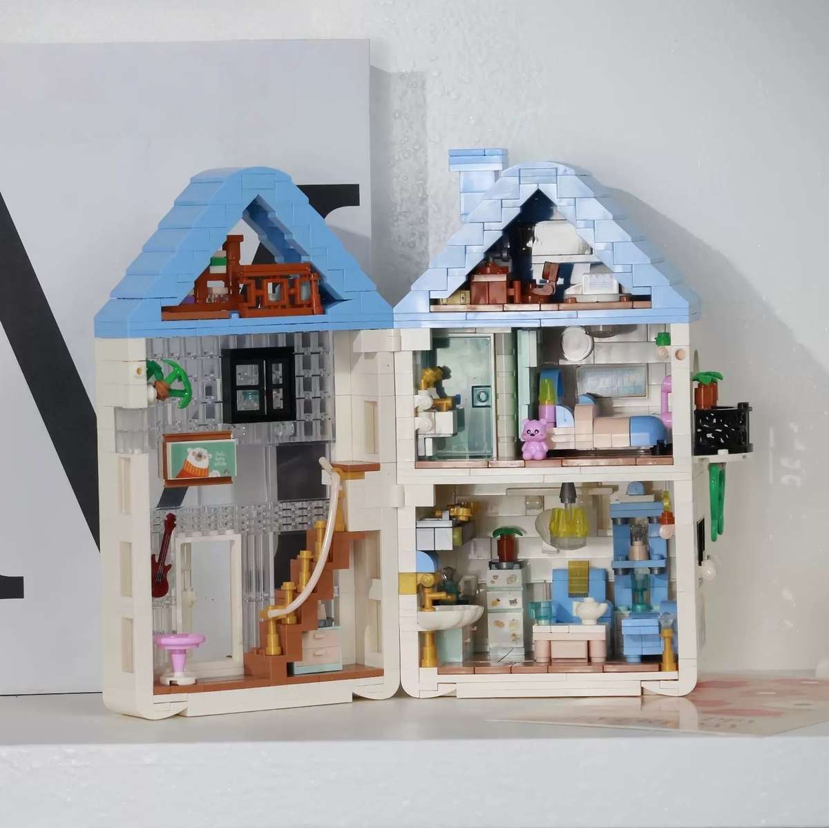 Building Toy Architectural Model Toy Set Model Cozy House