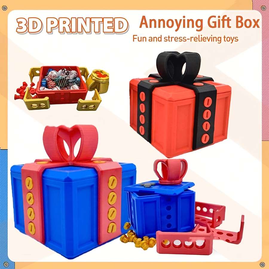 Christmas Gift Boxes Color White Pink