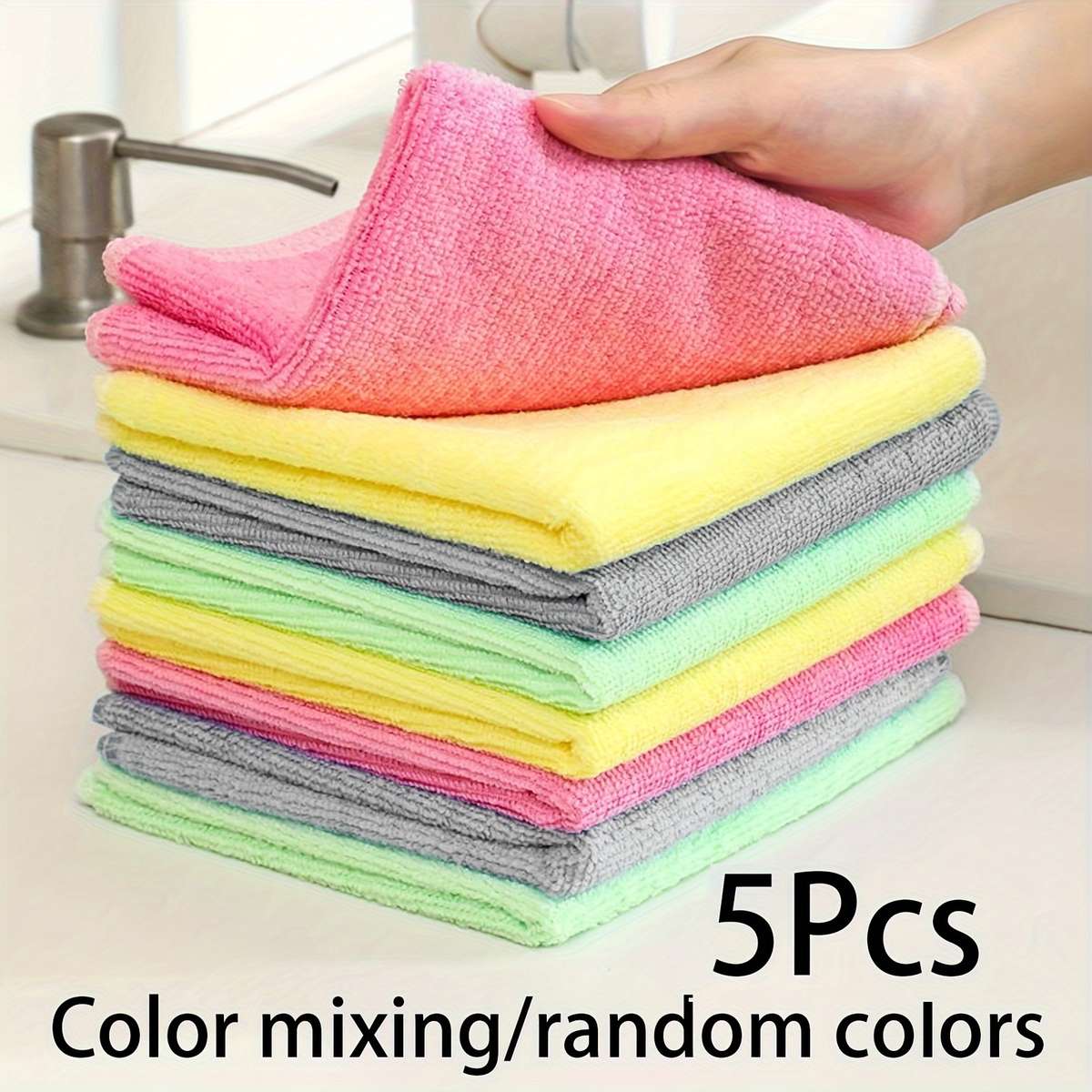 Rag Color Random Color Quantity 5Pcs