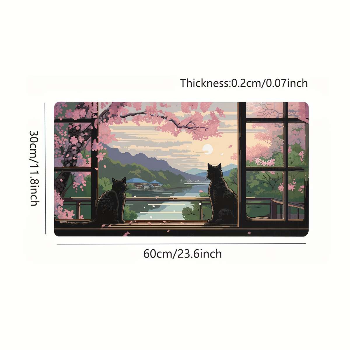 Mouse Pad Size 27.5Inch X 11.8Inch