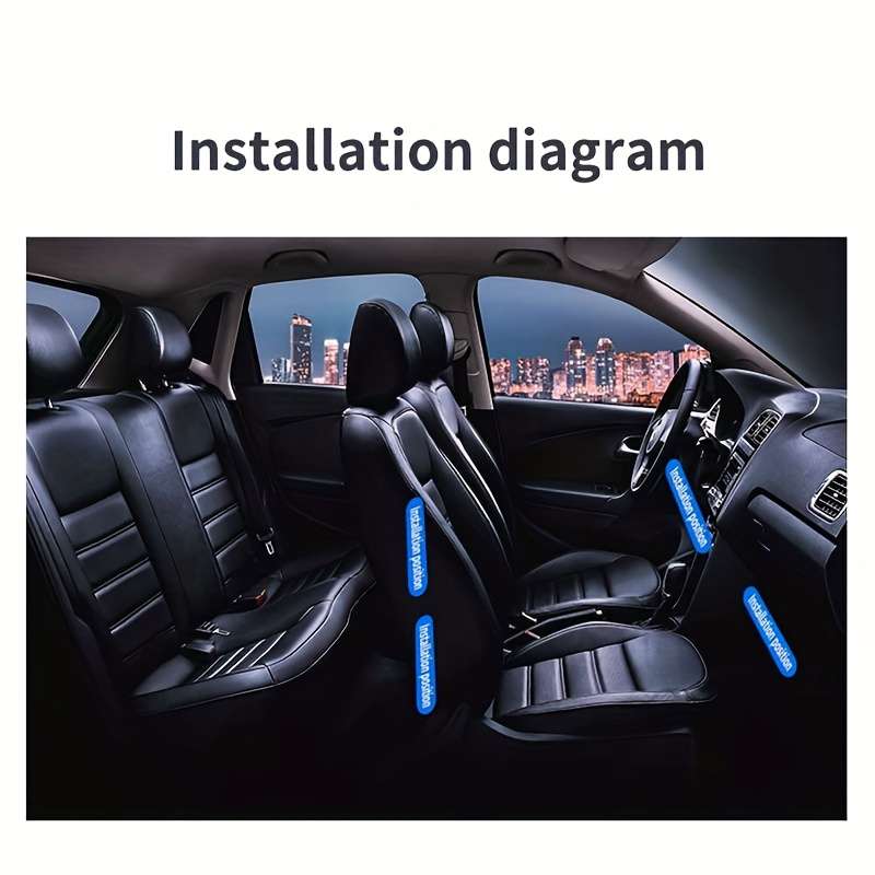 Car Lights Items Usb 2 In1 Blue