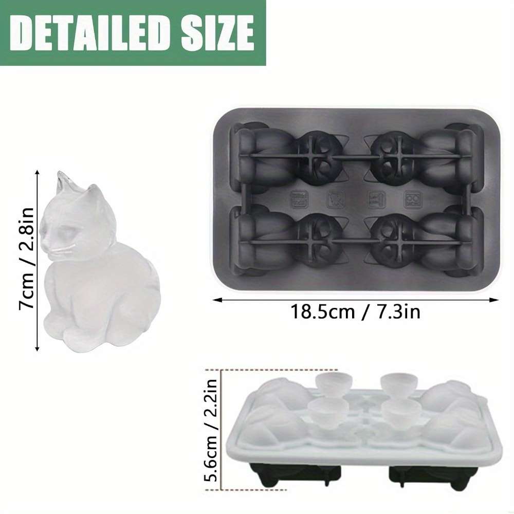 Ice Molds Color Cat