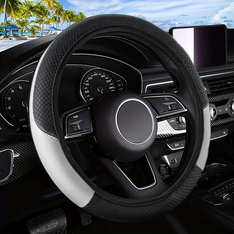 Car Steering Wheel Cover Grey