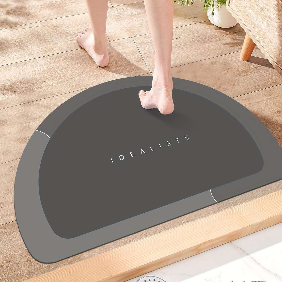 Floor Mats Color Grey Size 40X60Cm