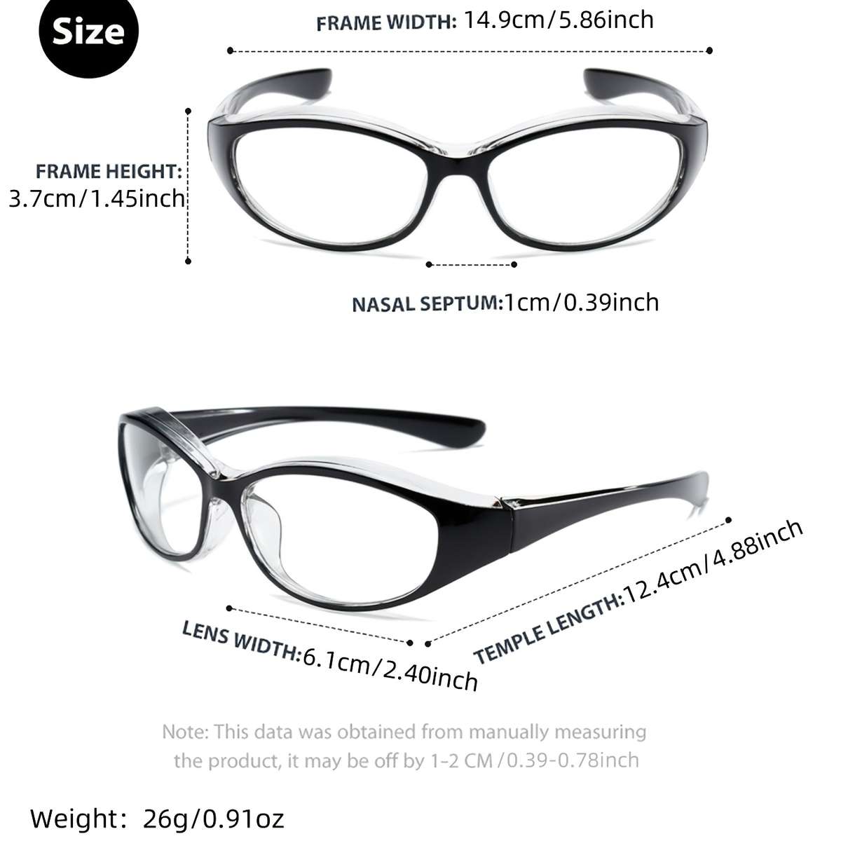 Cycling Glasses Color C5 Black Gray