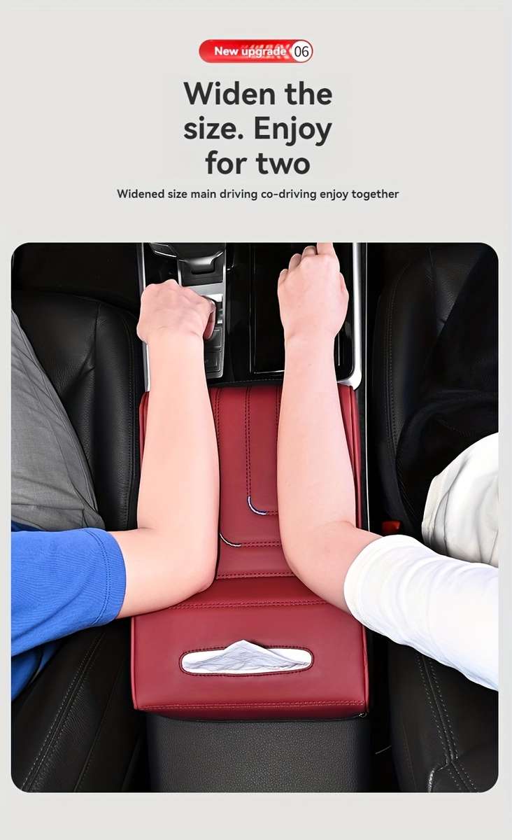 Car Tissue Box Color Bright Red