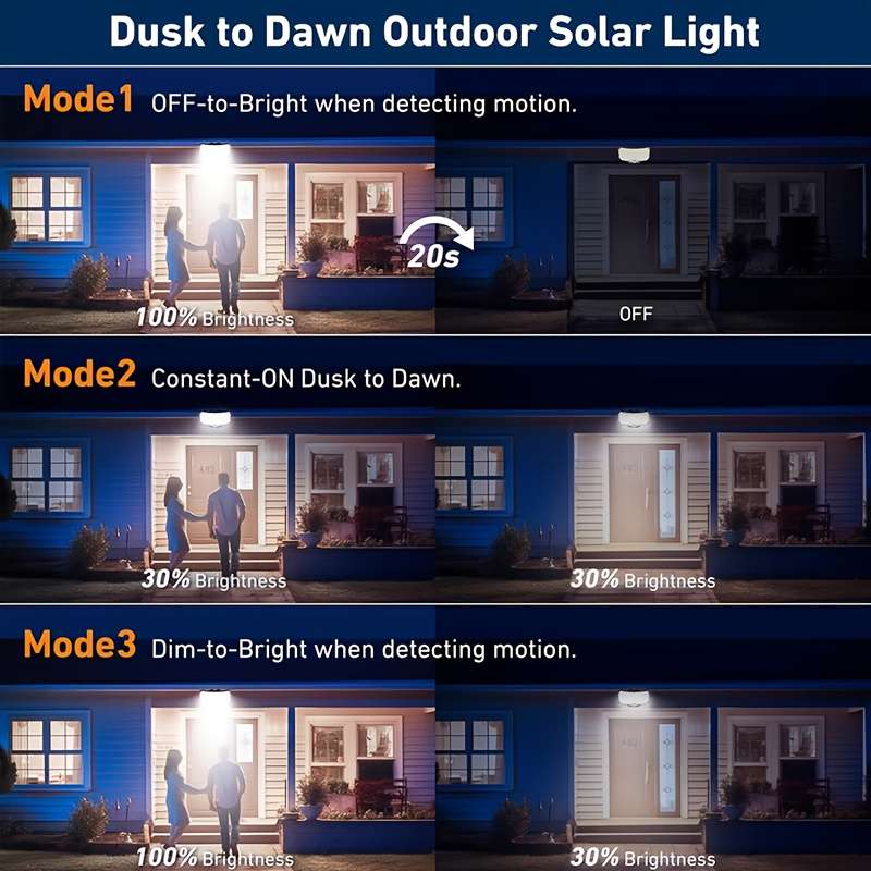 2pcs Outdoor Solar Light