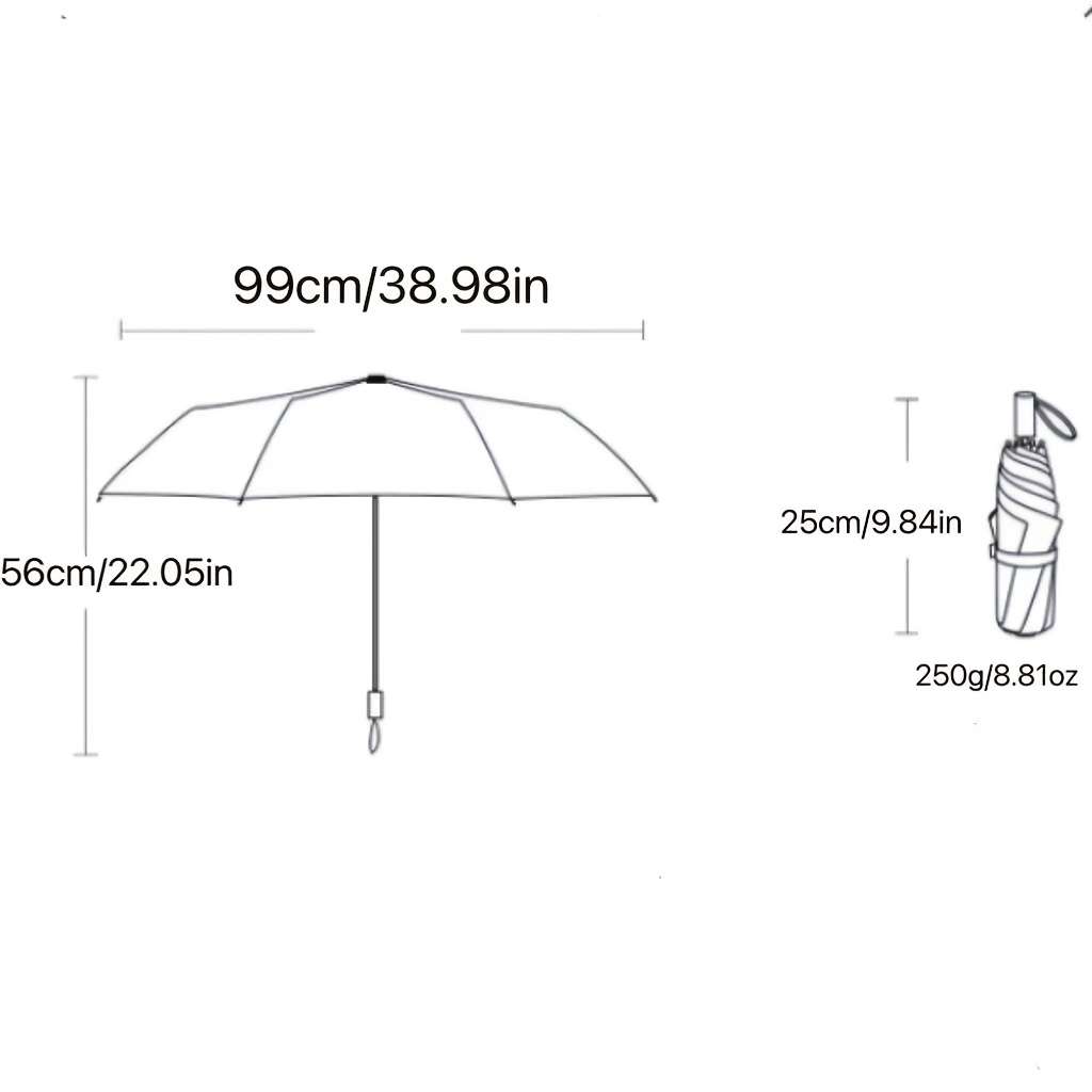 Umbrella Color White Kitten