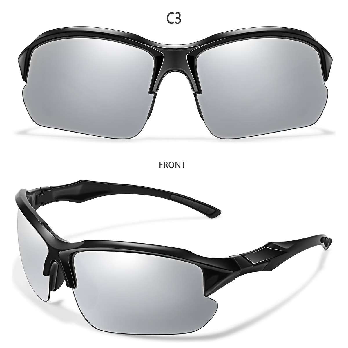 Cycling Glasses Color Black And Yellow