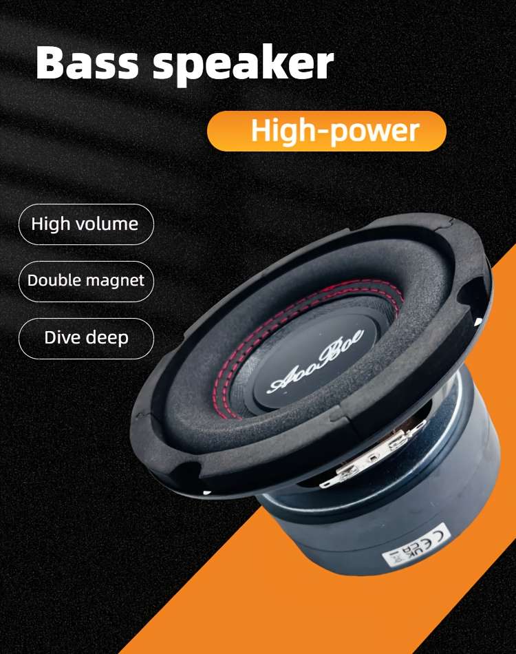 Speaker Style 6Inch 165Mm 4  Max 200W