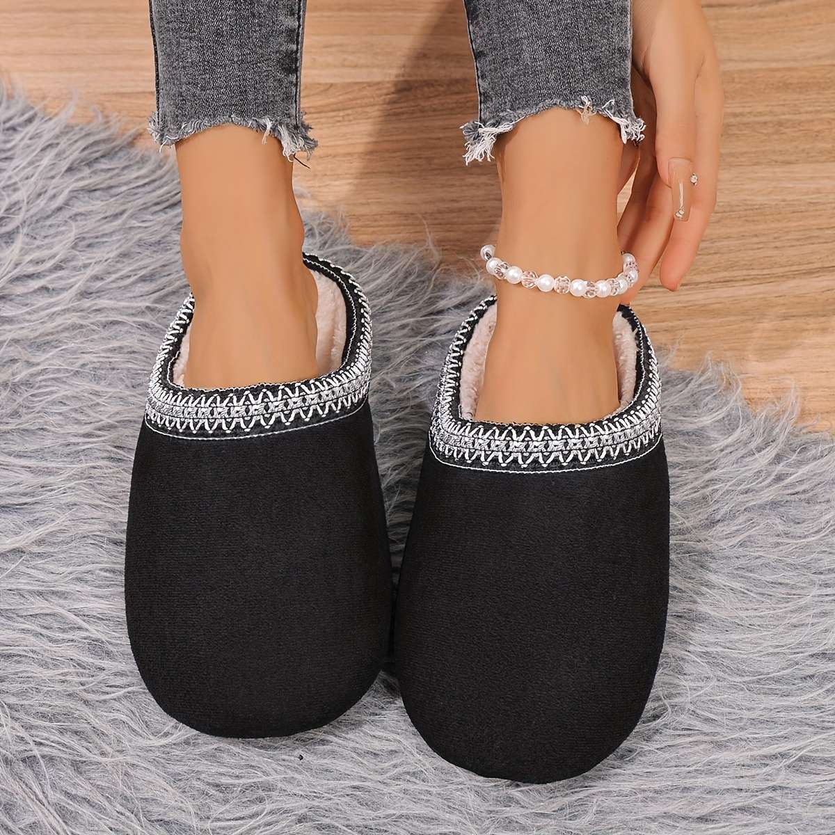 Cotton Slippers Color Camel Sizeuk 6.5-7