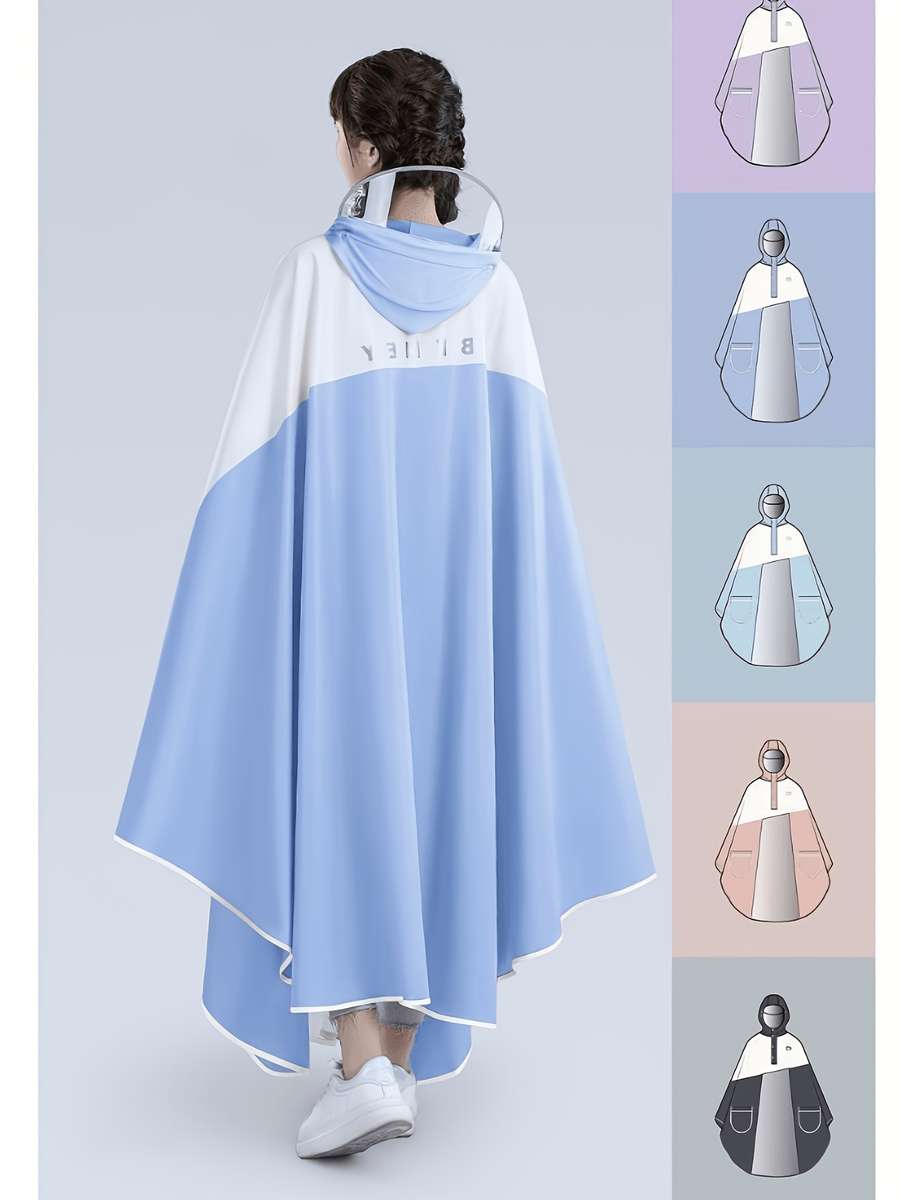 Raincoat Grey White Size Onesize