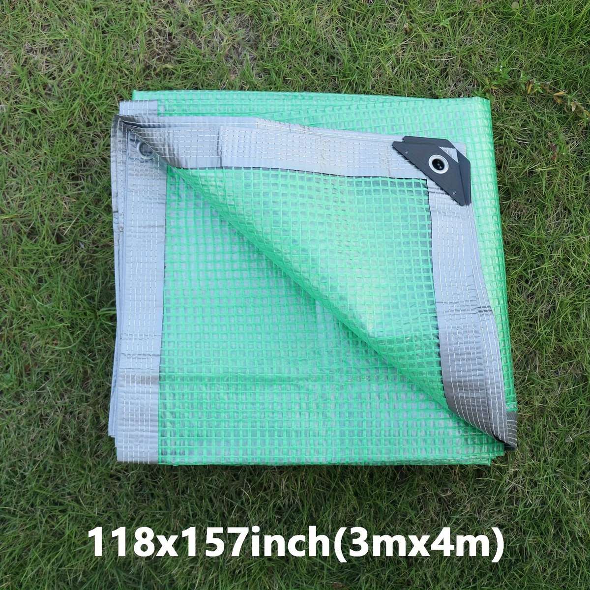 Transparent Rainproof Fabric Color Green Size3M * 4M