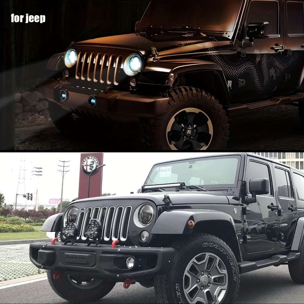 Car Lights Color 2Pcs 17.78Cm