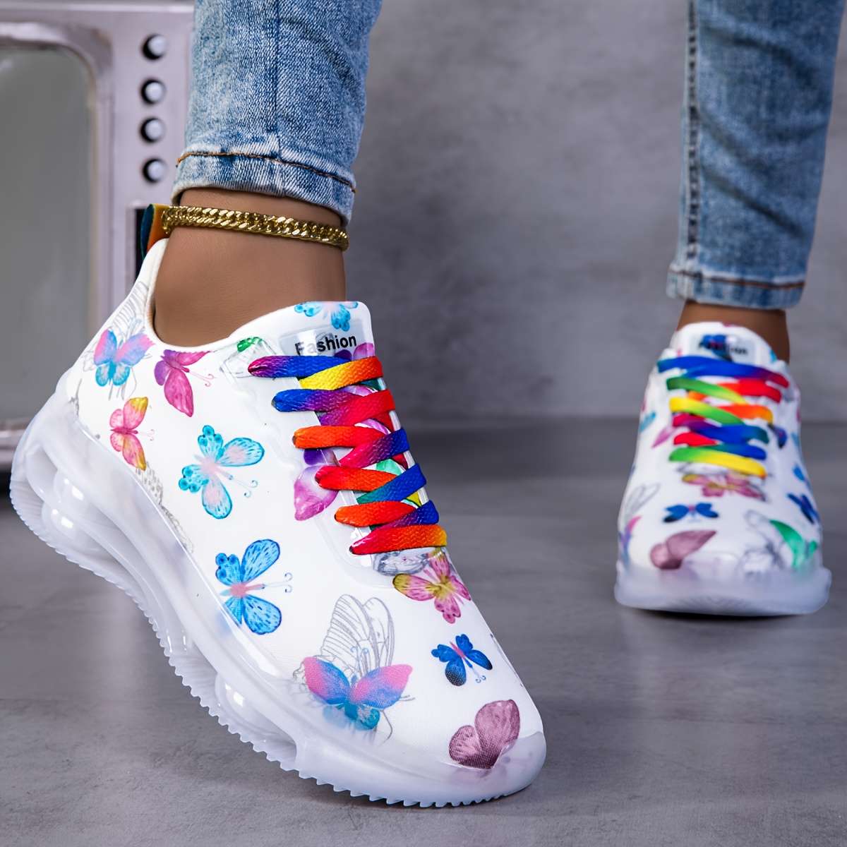 Women S Sneakers Color White Sizeuk 8