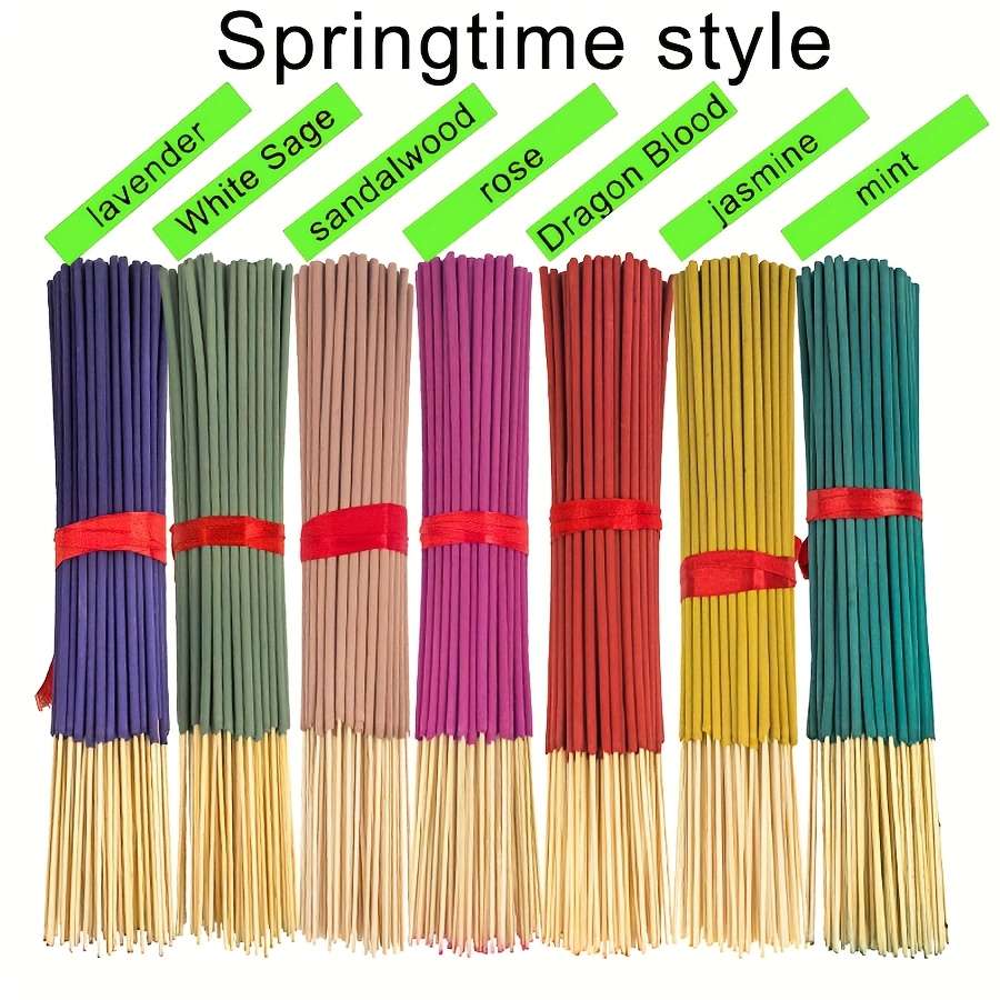 Incense Color Springtime Style Quantity 7 Sets Is 140 Pcs