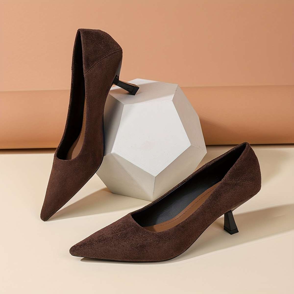 Women S High Heels Color Coffee Brown Sizeuk 5