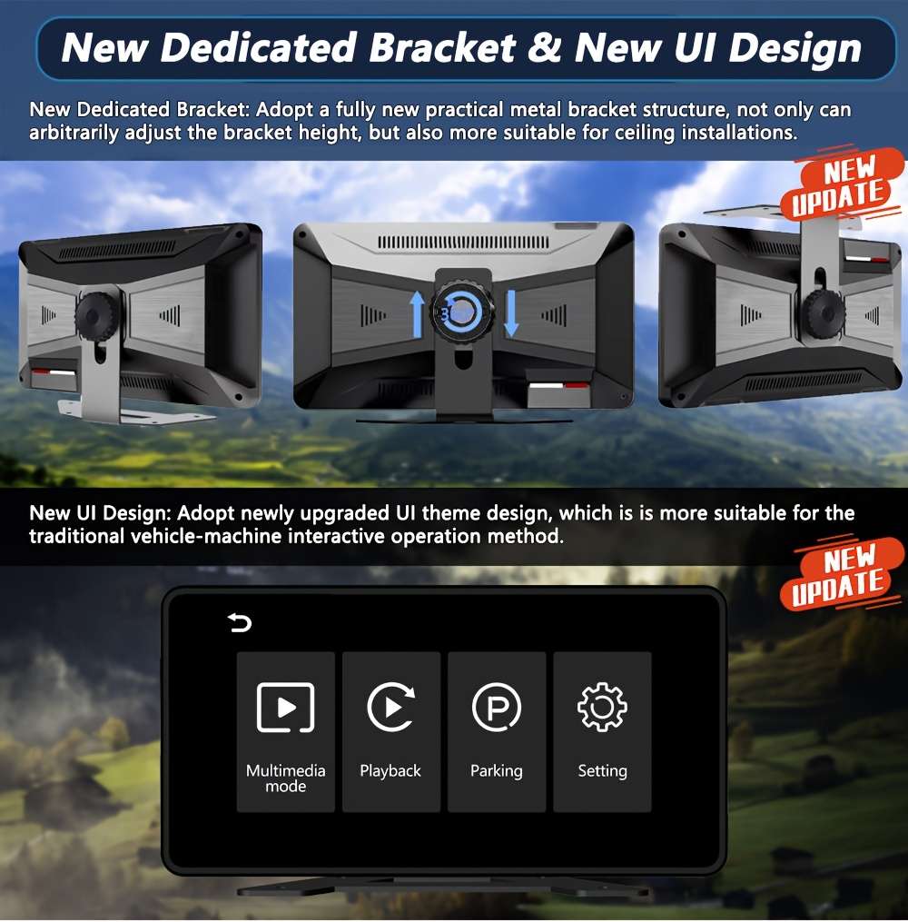 Dashcam Color Camera Monitor Kit