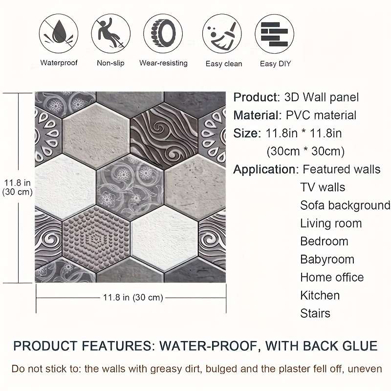 Premium Self Adhesive Cabinet Wrap Model 7-24pcs set