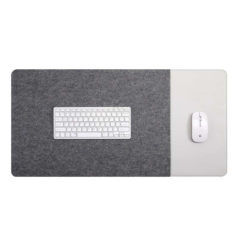 Mouse Pad Color Light Gray Felt   Add  Brown Size 90Cmx40Cm