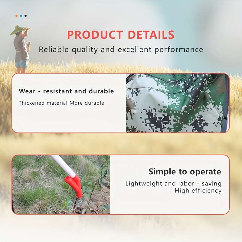 Manual Backpack Fertilizer Spreader Hands