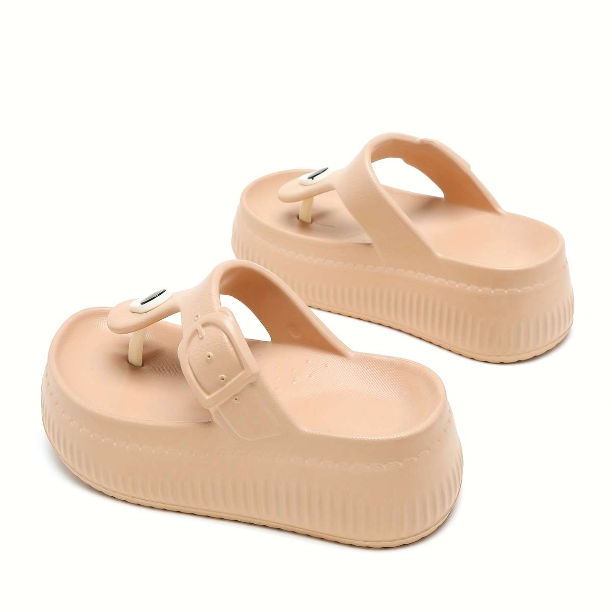 Ladies Summer Flip Flops White Uk 2.5-3