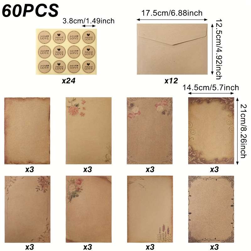 Greeting Cards Quantity 60Pcs