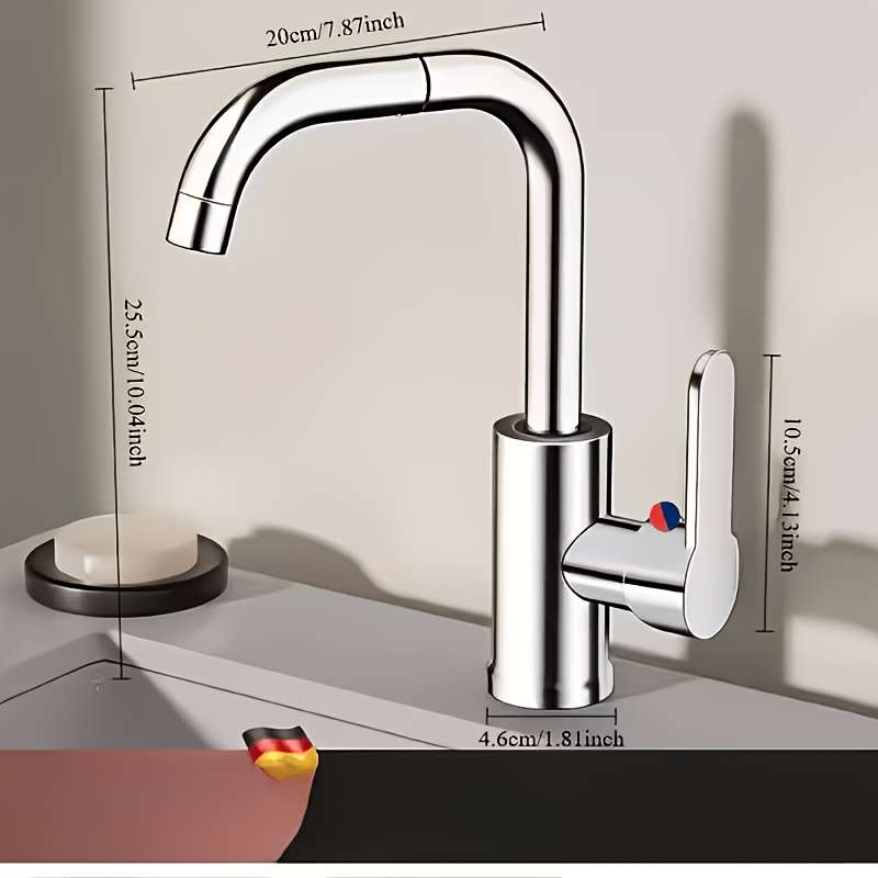 Faucet Black  Includes 2 60Cm Tubes