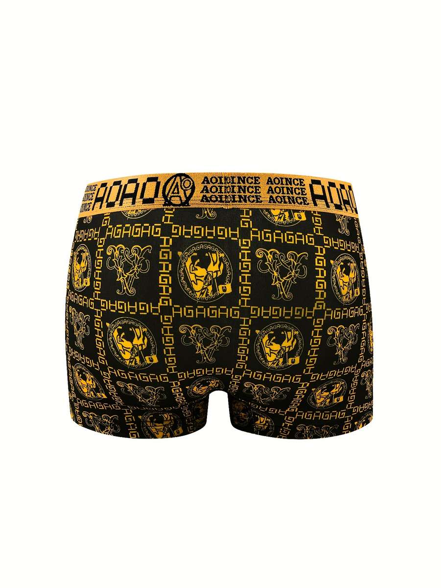 Mens Underwear Color 4Pcsmixed Color B Sizem