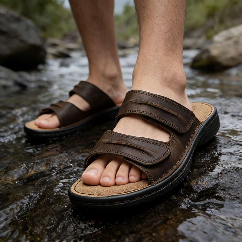 Sandals Color Black Size Uk 8 Wide