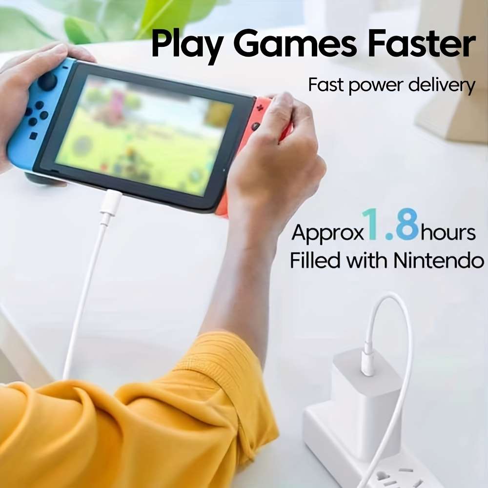 1pc120W 10A Dual Type-C Fast Charging Cable 100cm Compatible with iPhone 15 16 Pro MAX Samsung