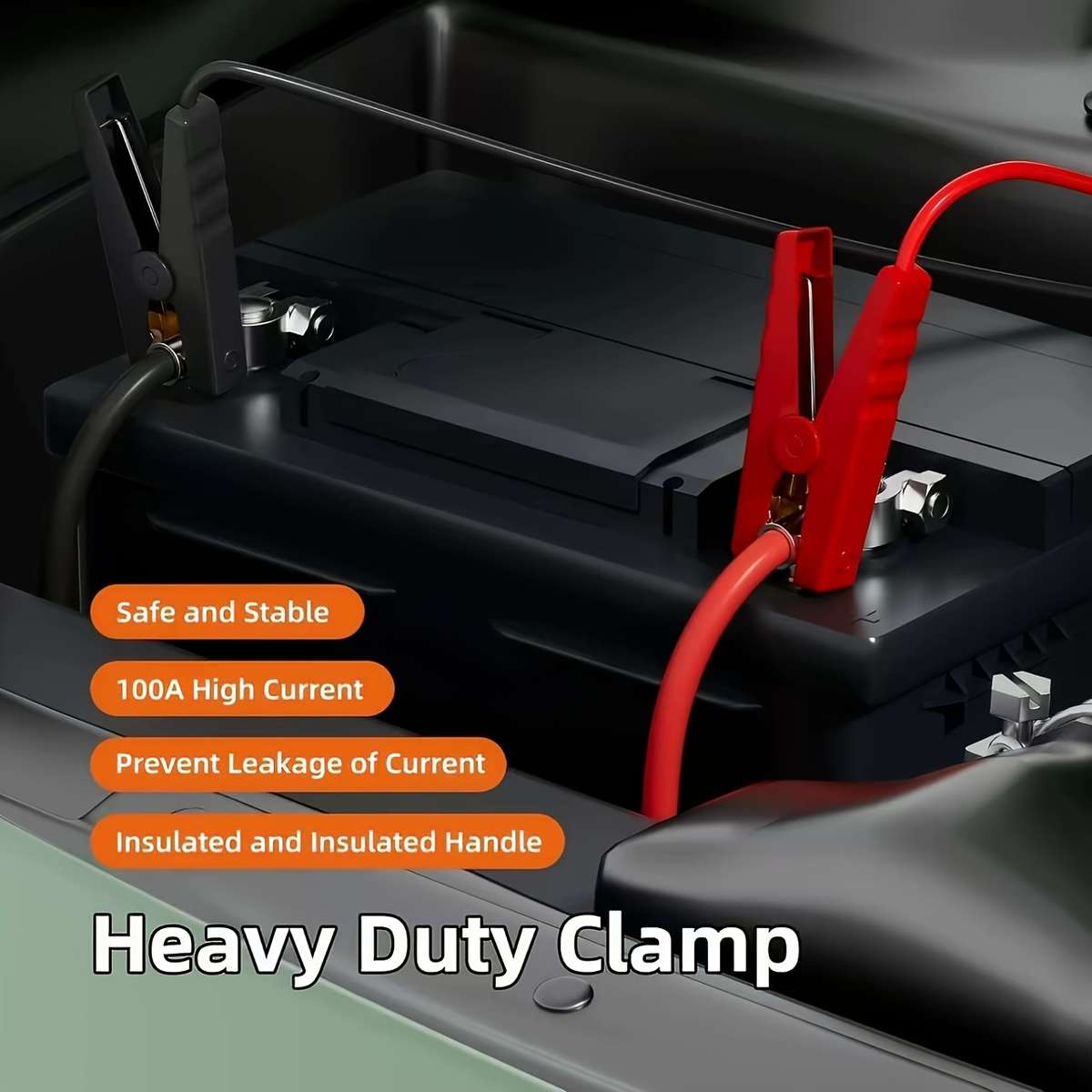 Car Accessories Model 12 24V Patch Clamp 2M 6.5Ft