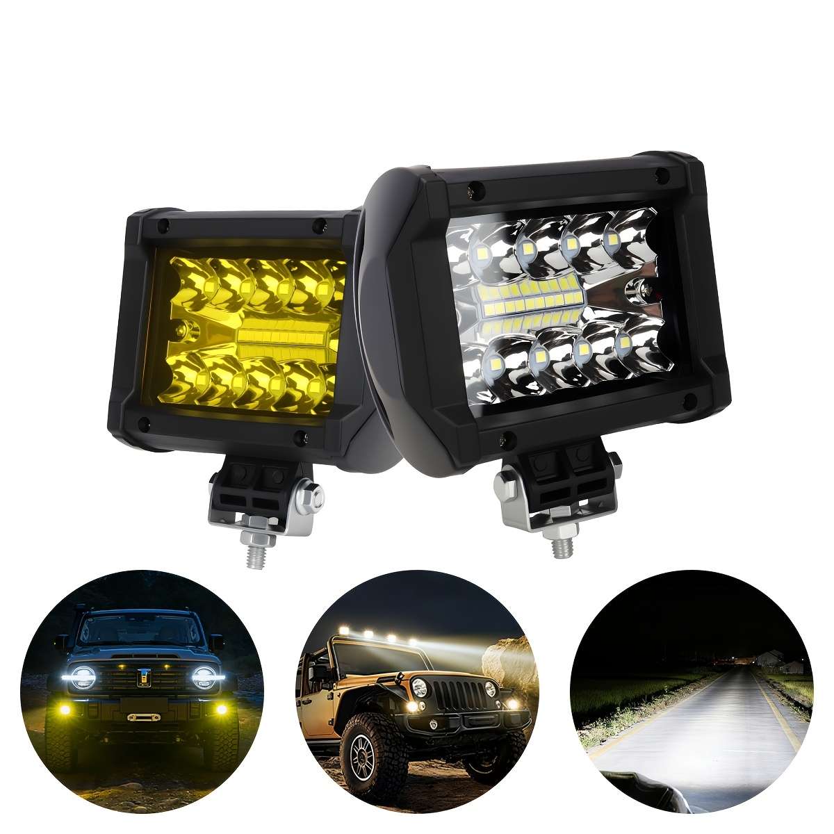 Car Lights Items 2Pcs White Light