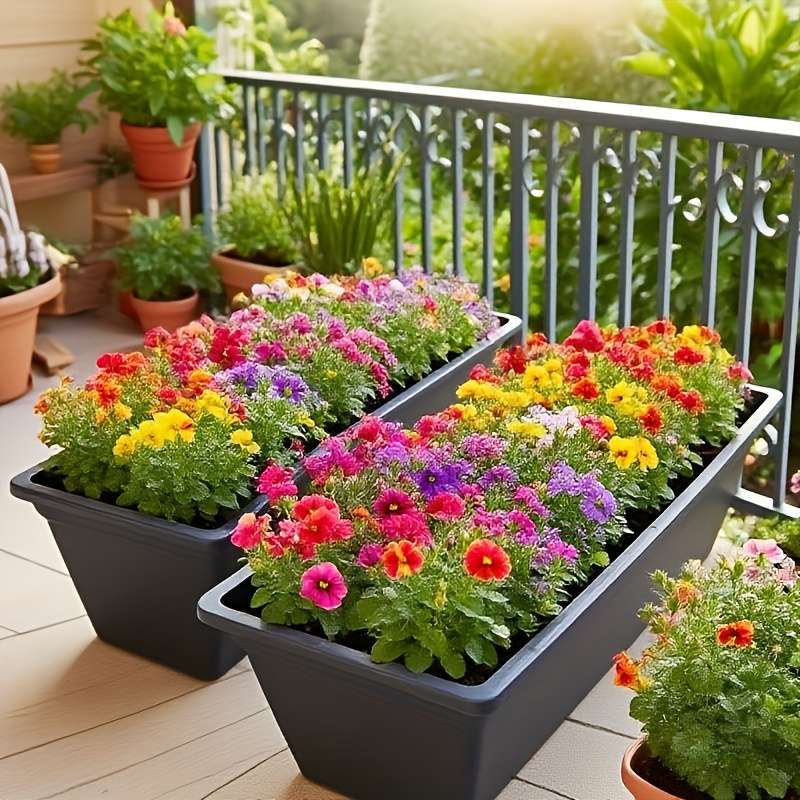 Flowerpot Style Rectangle Quantity2Pcs