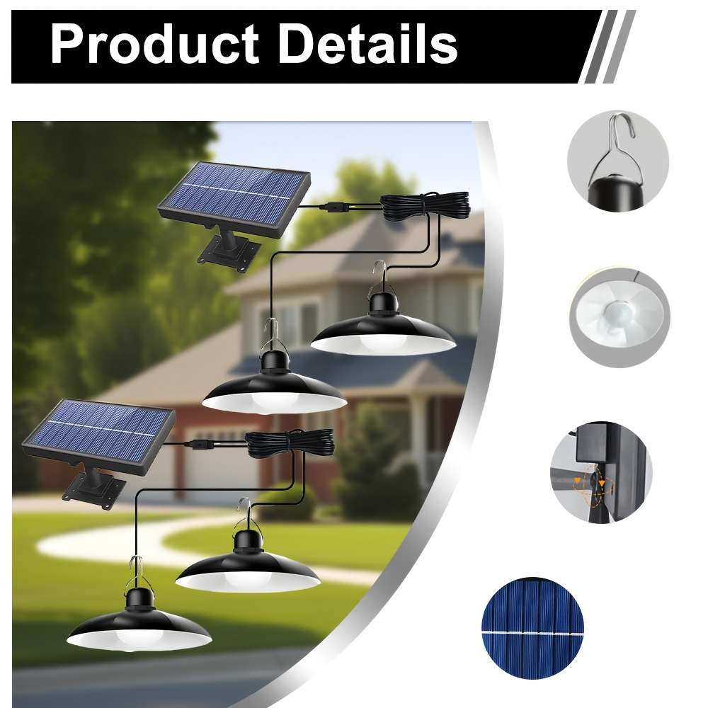 Solar Emergency Lights Items Solar Light 2Pcs