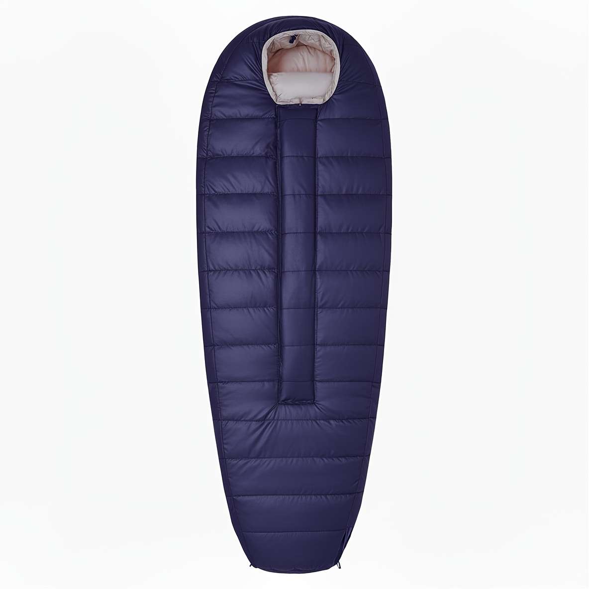 Premium Outdoor Thickened Long Oval Sleeping Bag Ykk Zipper Prevents Jamming