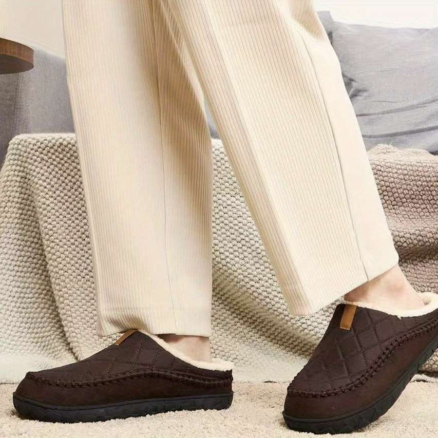 Cotton Slippers Color Coffee Color Sizeuk 10