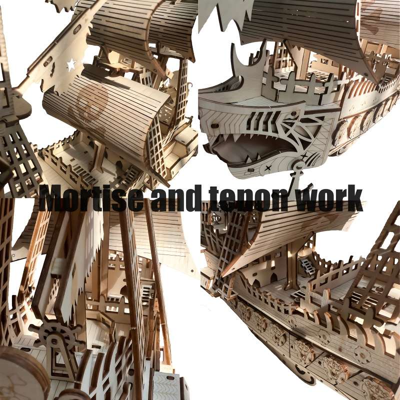 3D Jigsaw Puzzle Model Ship Model Pirate Ship