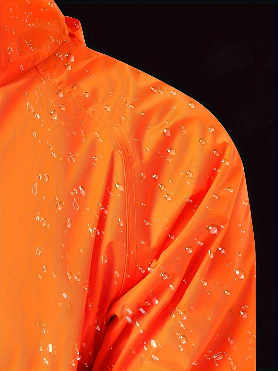 Raincoat Orange 2Piece Set Top  Bottom Size Uk M