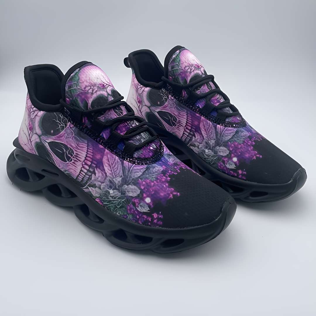 Women S Sneakers Color Purple And Black Sizeuk 4.5