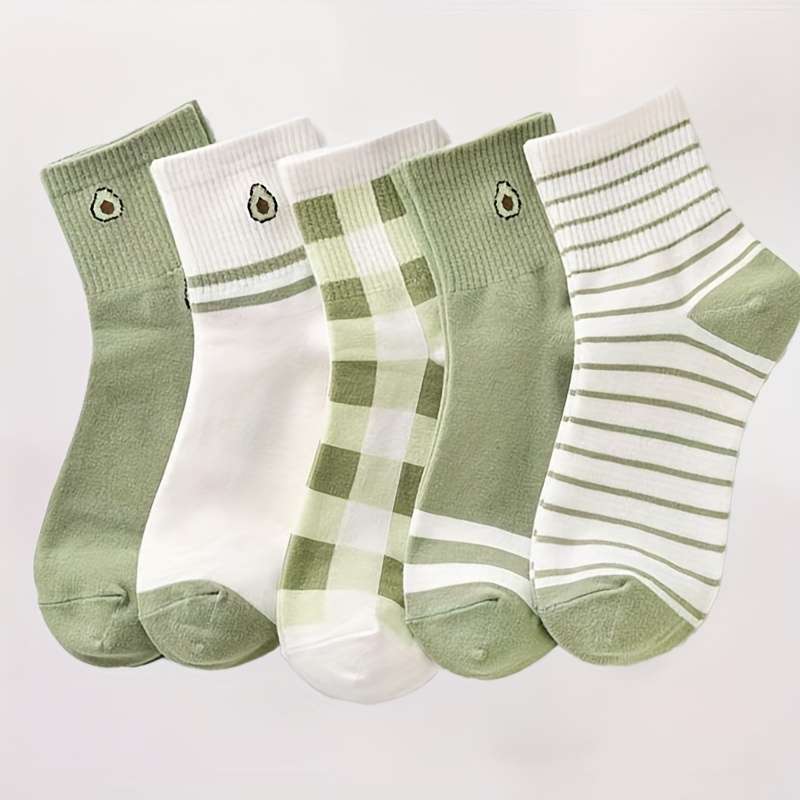 Women S Socks Color Mixed Color5 Pairs Size Onesize