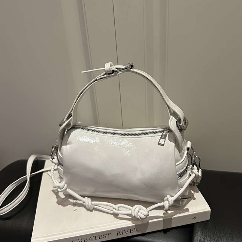 Women S Handbags White Pu