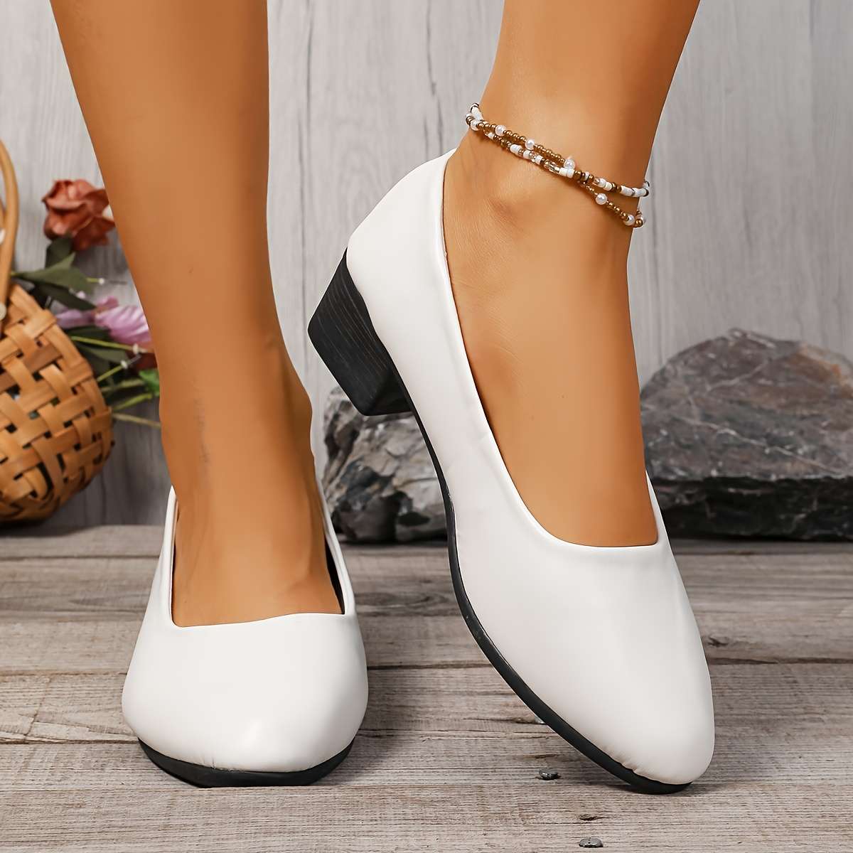 Women S High Heels Color White Sizeuk 6.5