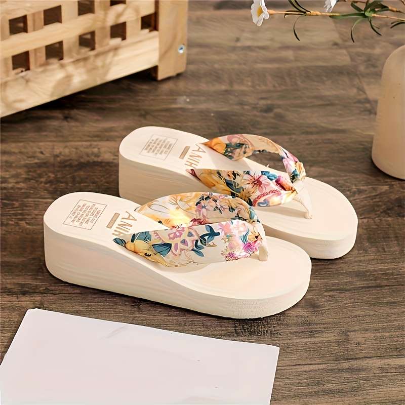 Ladies Summer Flip Flops White Uk 2