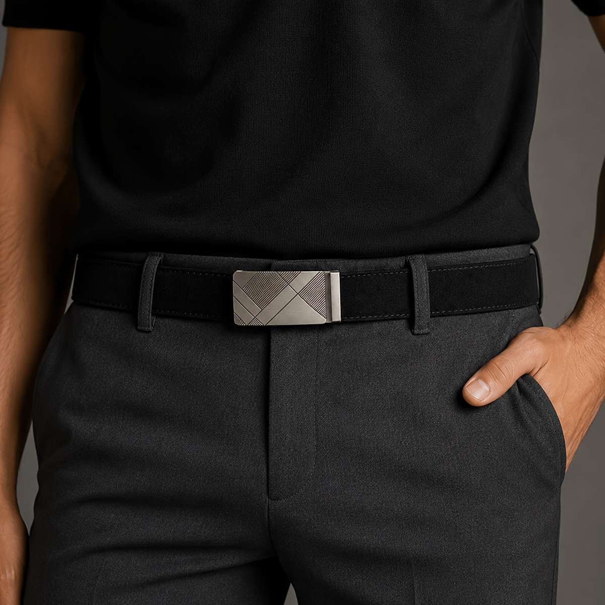 Belt Color Grey Size 120Cm 47.2Inch